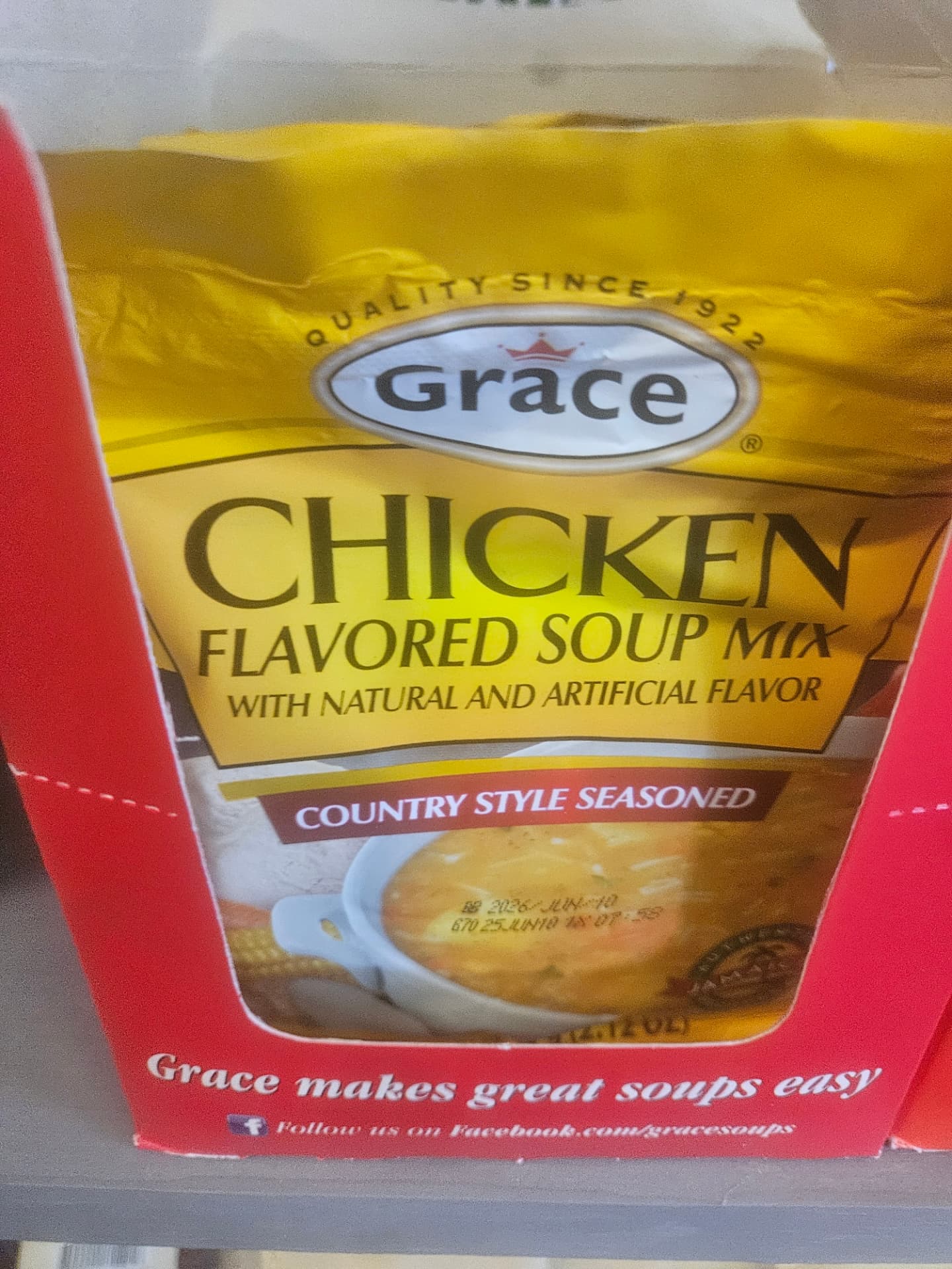 Grace Chicken Flavored Soup Mix 1.6 oz