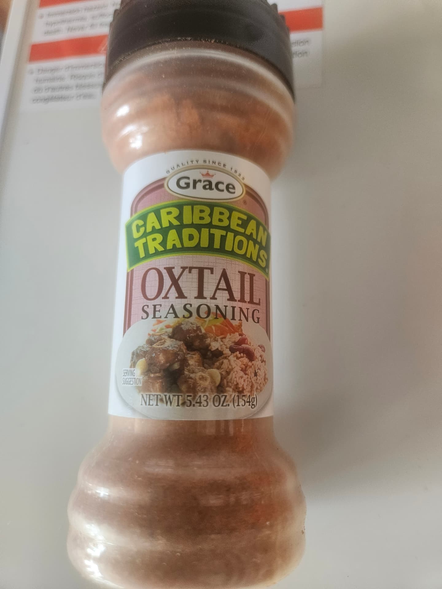 Grace Caribbean Traditions Oxtail Seasoning 5.43 oz (154 g)