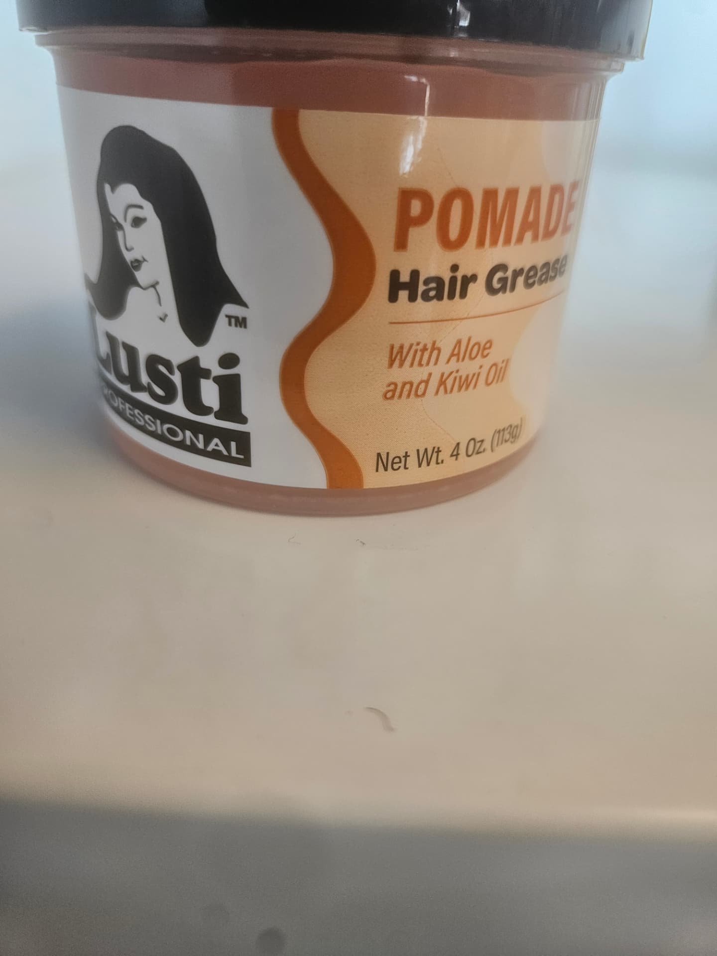 Lusti Professional Pomade Hair Grease with Aloe and Kiwi Oil 4 oz (113 g)