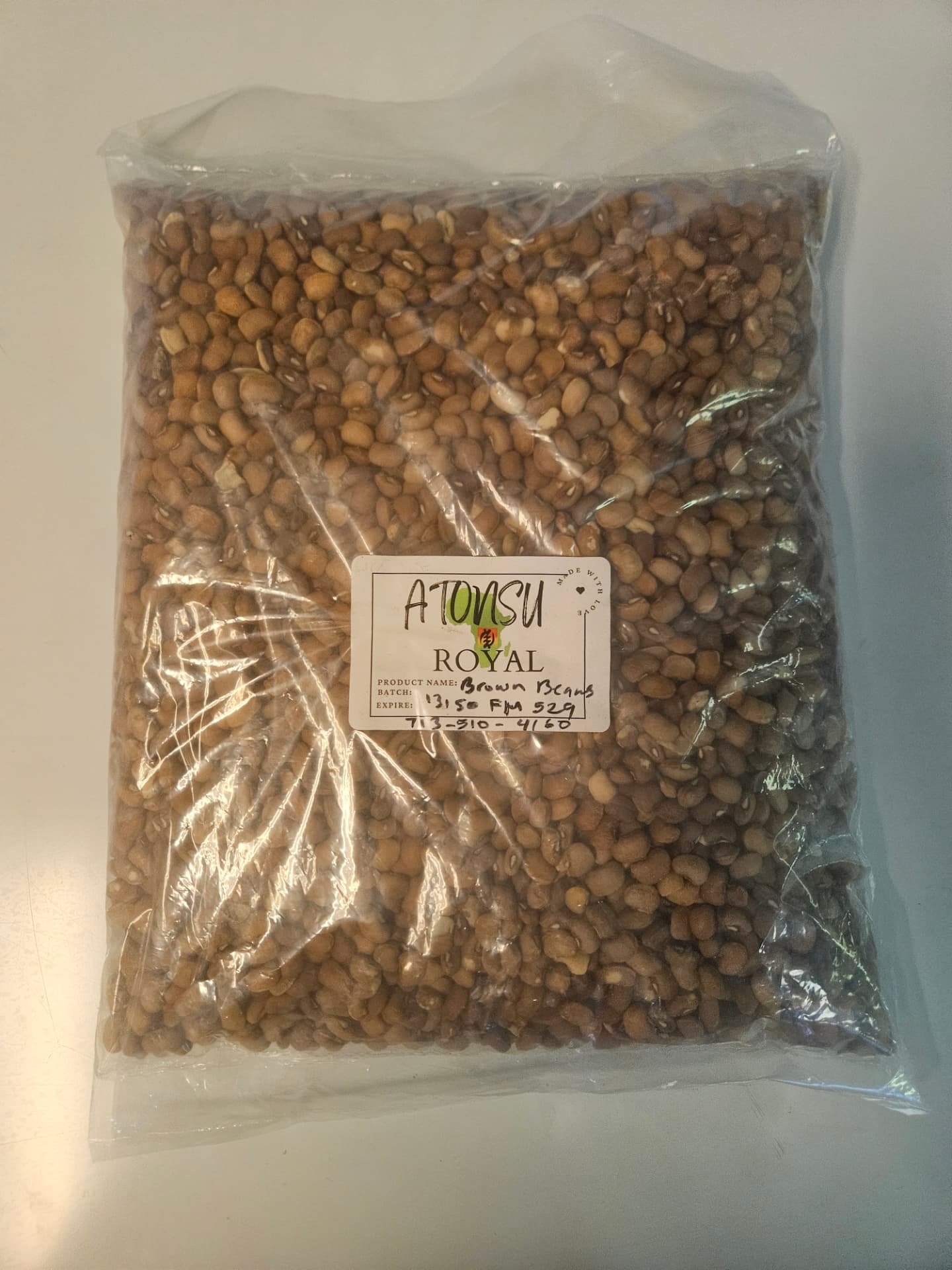 Atonsu Royal Brown Beans Store packed