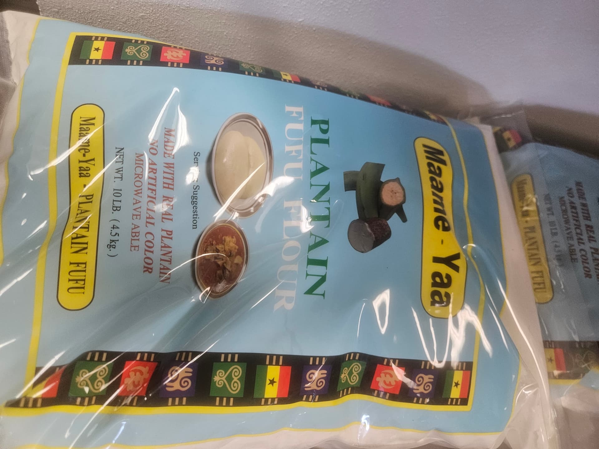 Maame-Yaa Plantain Fufu Flour Bulk Bag 10 lb (4.5 kg)