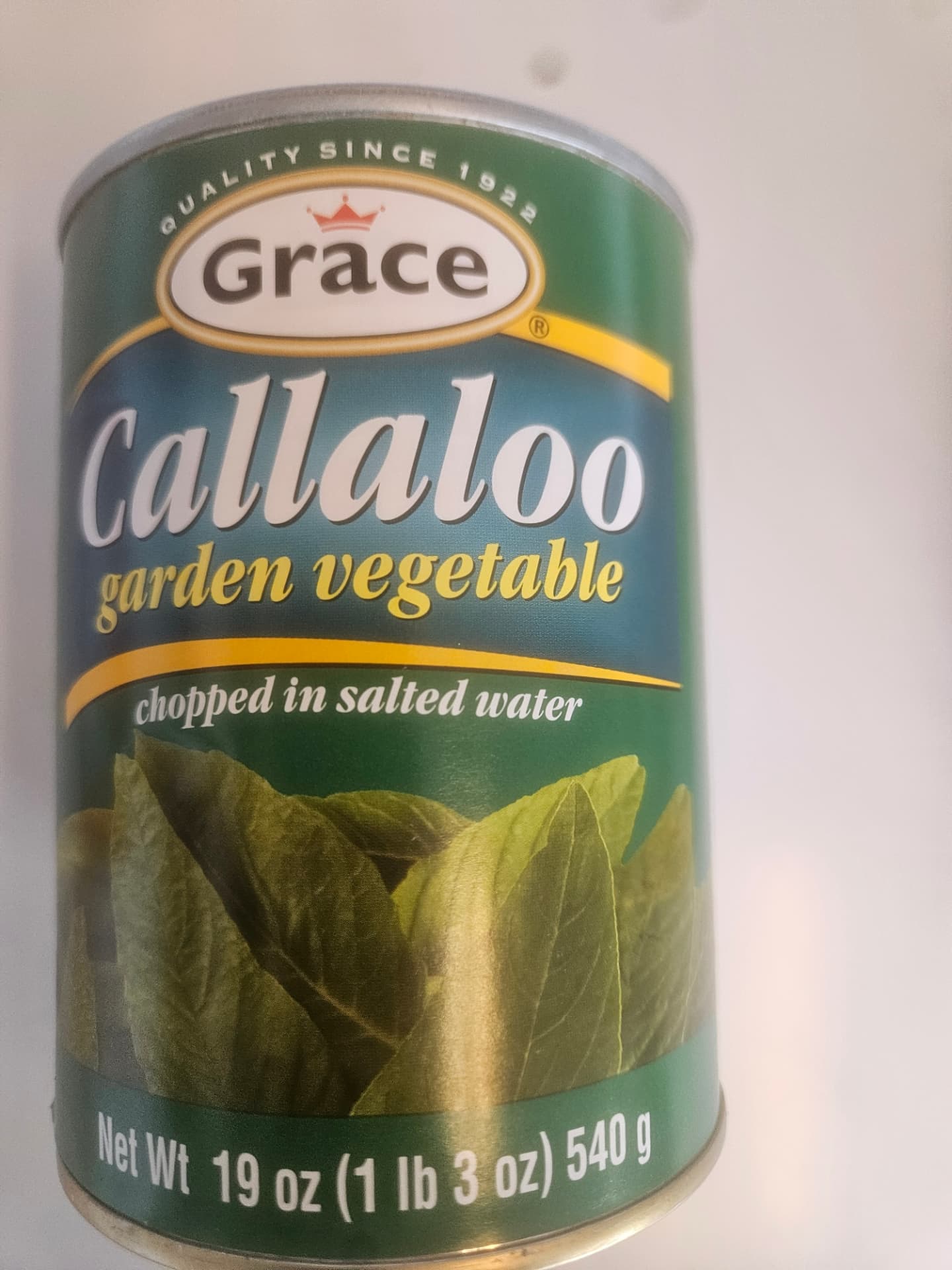 Grace Callaloo Garden Vegetable 19 oz (540 g)