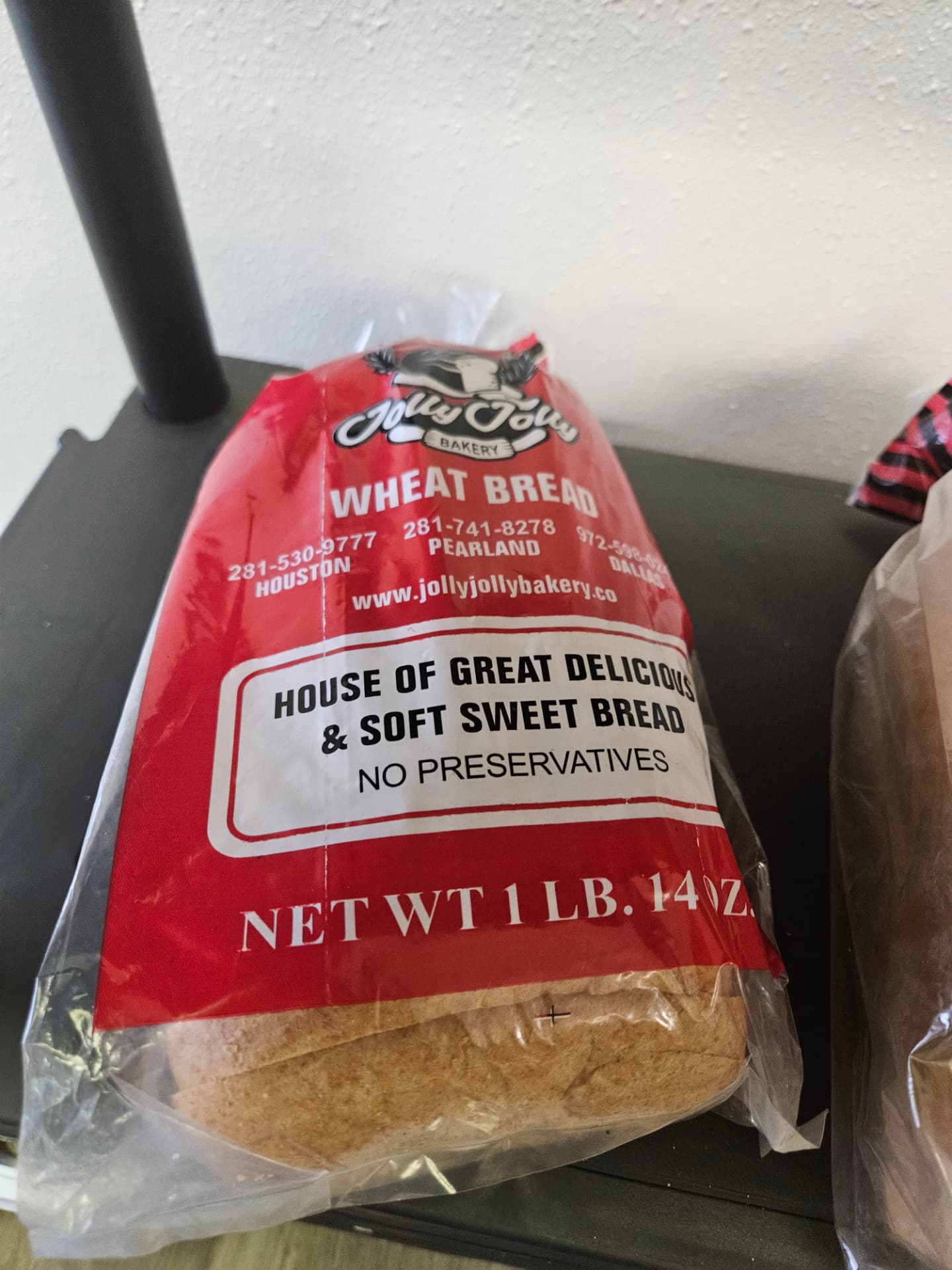 Jolly Jolly Bakery Wheat Bread 1 lb 14 oz