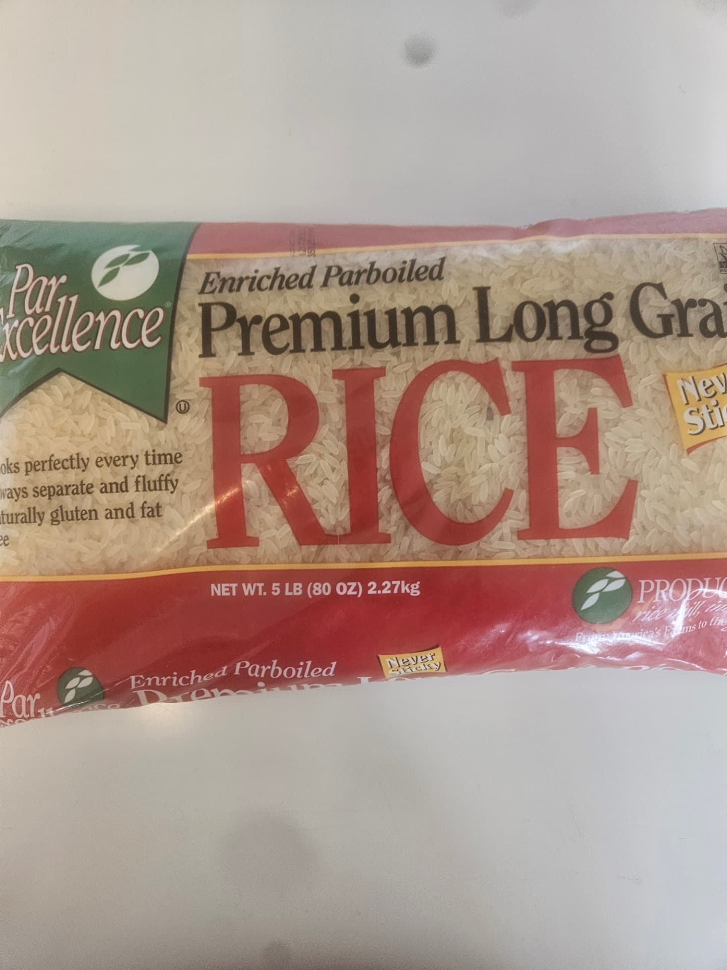 Par Excellence Long Grain Rice 5 lb