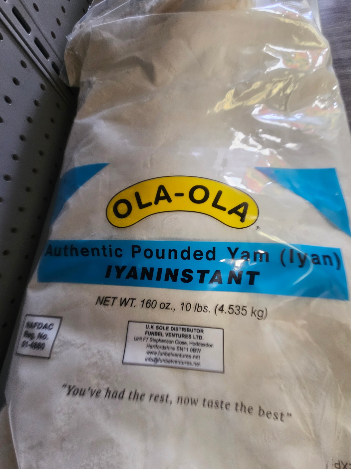 Ola Ola Pounded Yam 10lbs