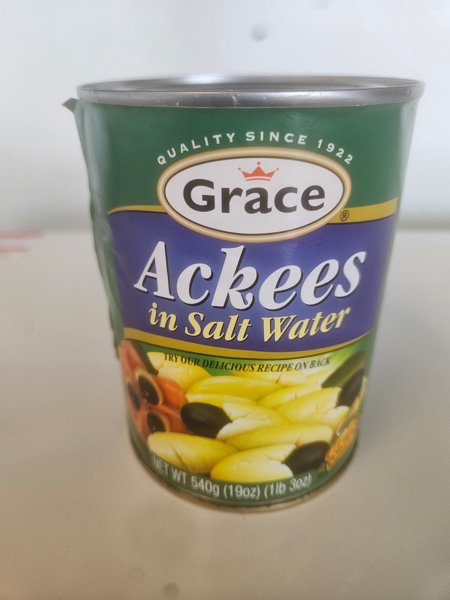 Grace Ackees in Salt Water 19 oz (540 g)