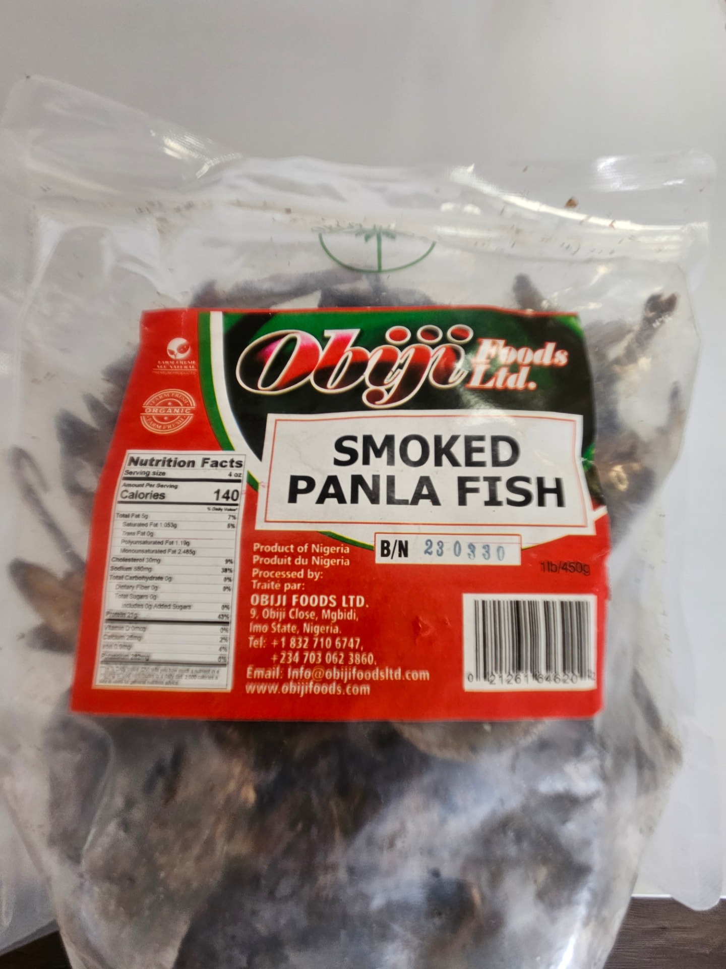 Obiji Foods Smoked Panla Fish