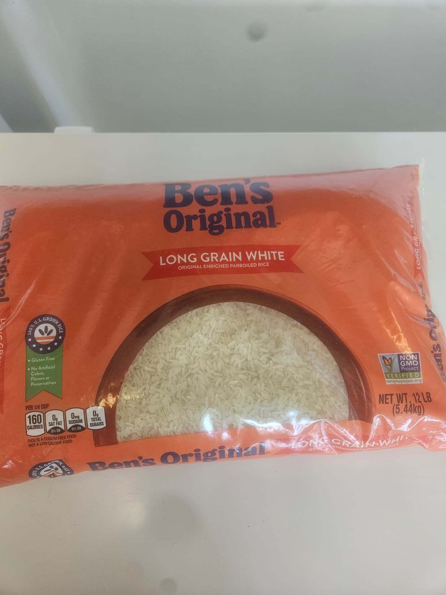 Ben's Original Long Grain White Rice 12 lb