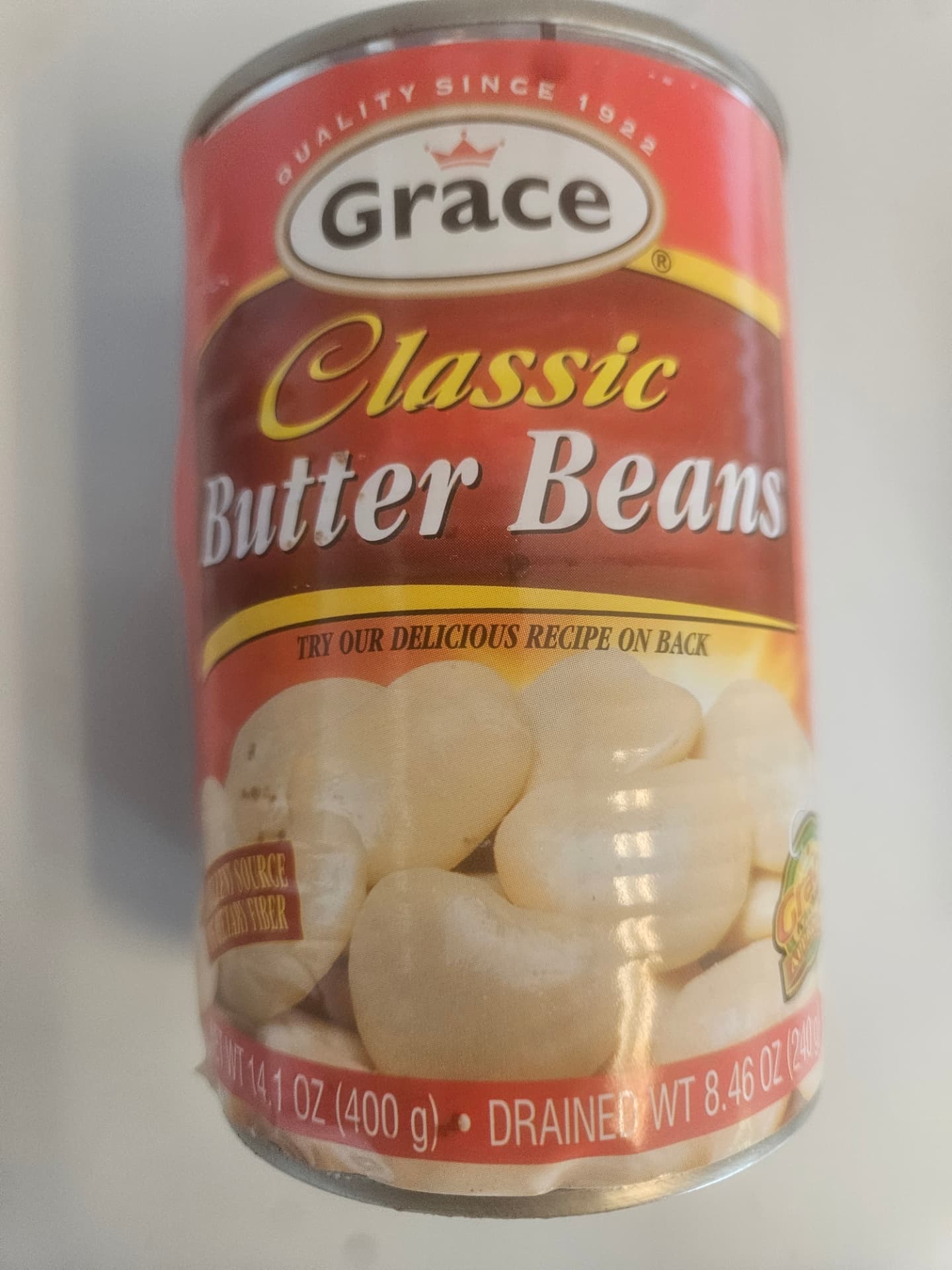 Grace Classic Butter Beans 14.1 oz (400 g)