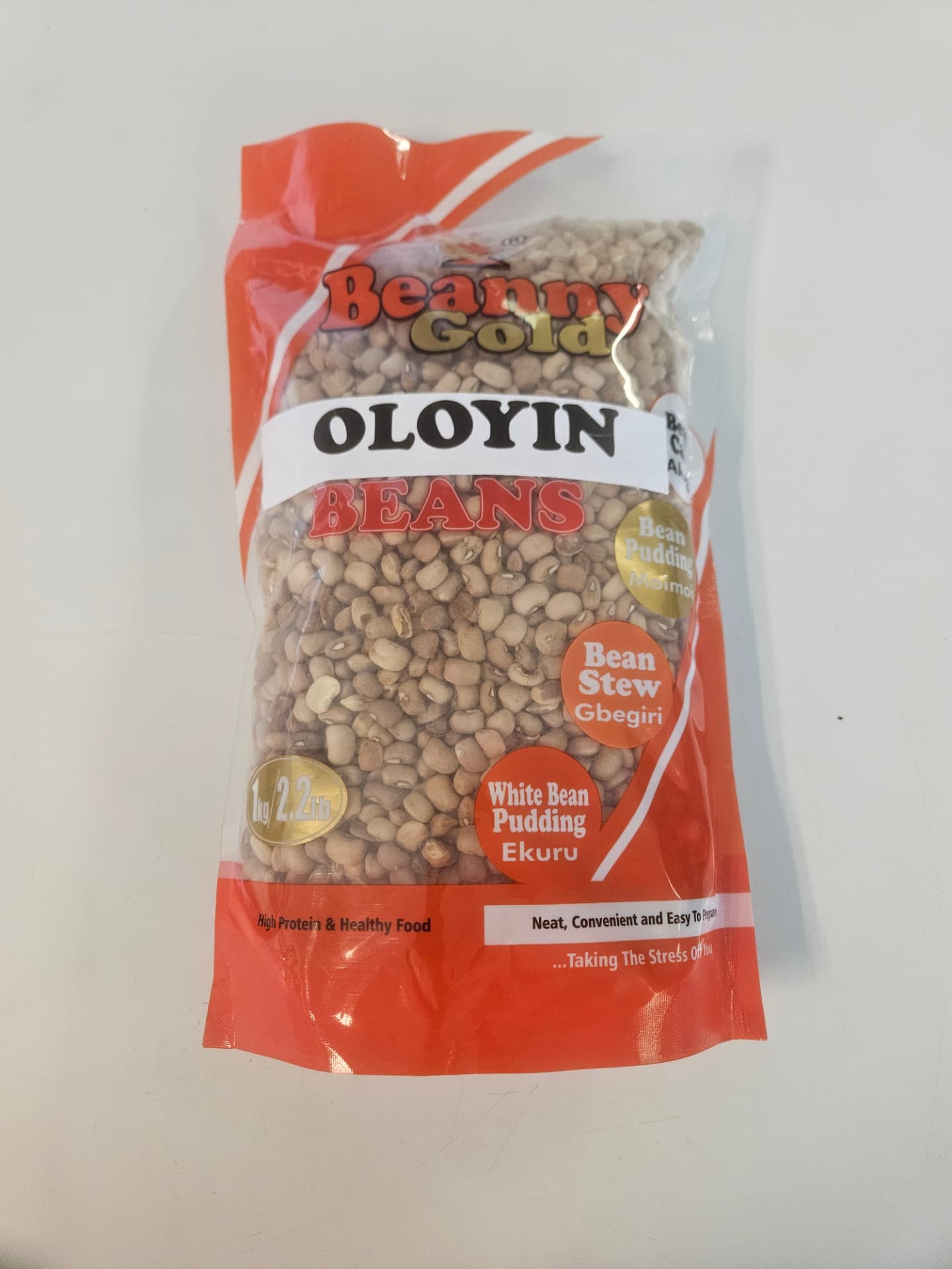 Beanny Gold Oloyin Beans 1 kg (2.2 lb)