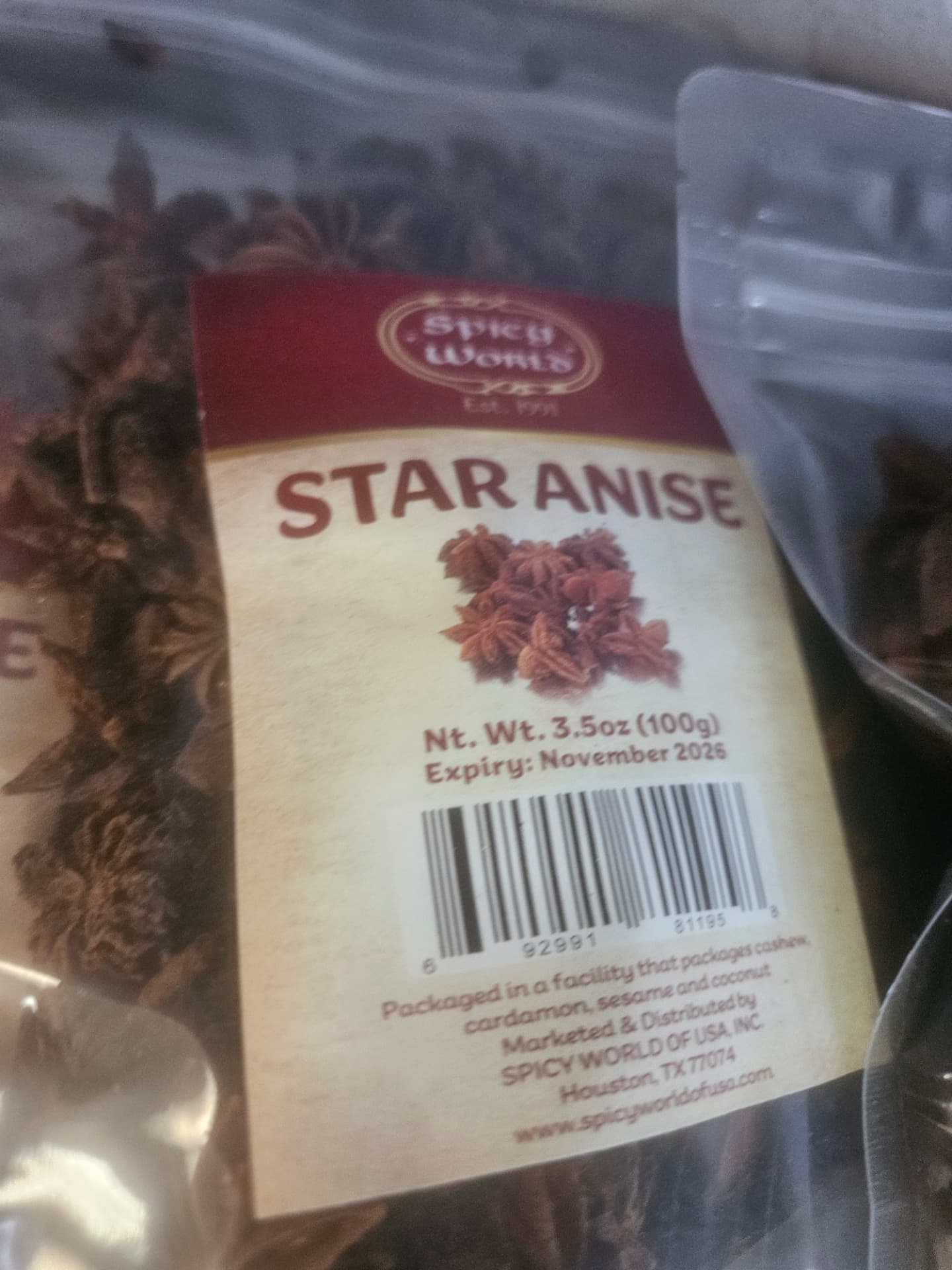 Spicy World Star Anise 3 oz
