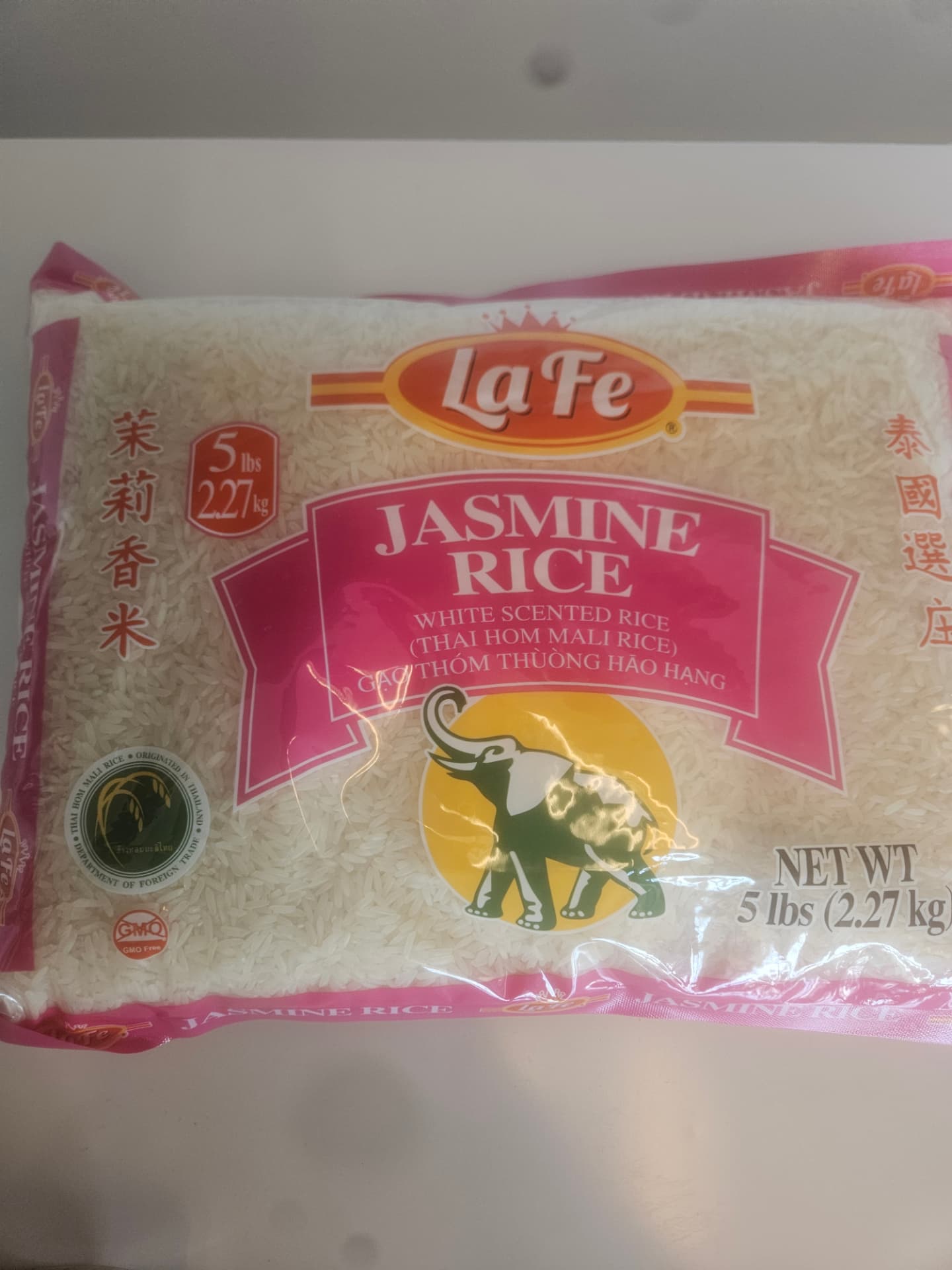 La Fe Jasmine Rice 5 lb