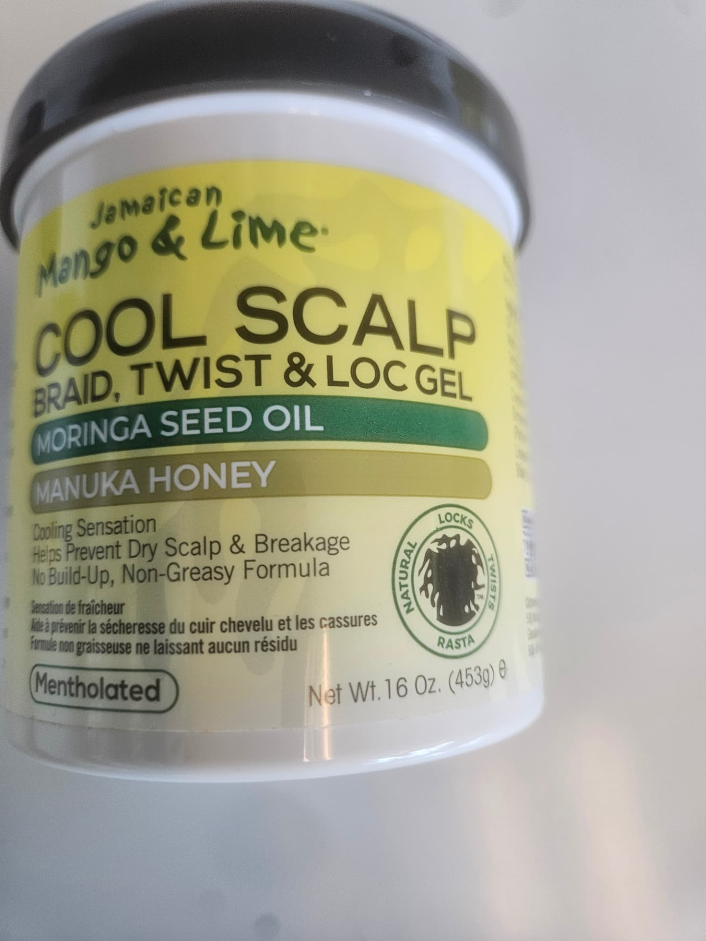 Jamaican Mango and Lime Cool Scalp Braid Twist and Loc Gel 16 oz (453 g)