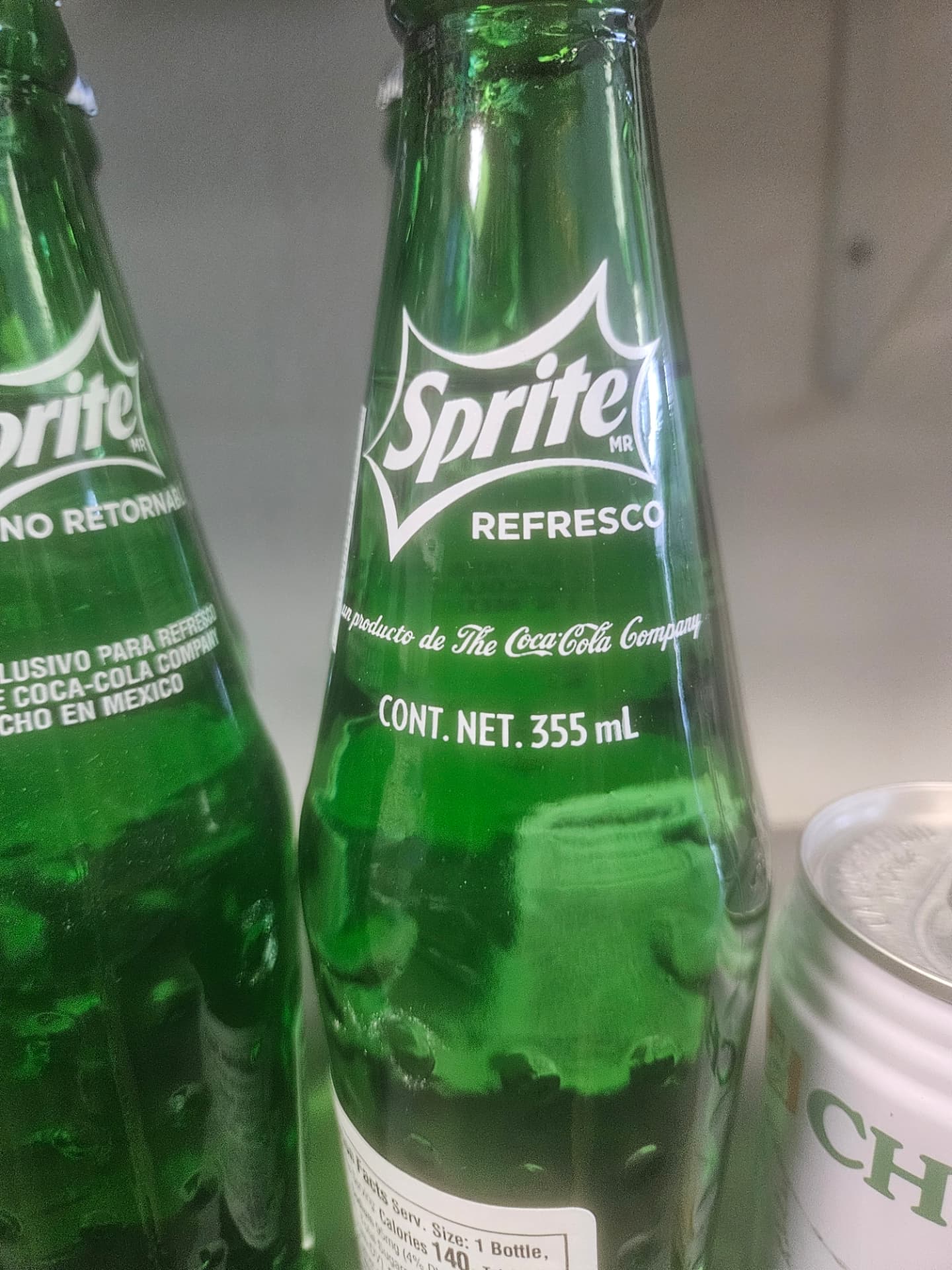 Mexican Sprite Glass Bottle 355 ml