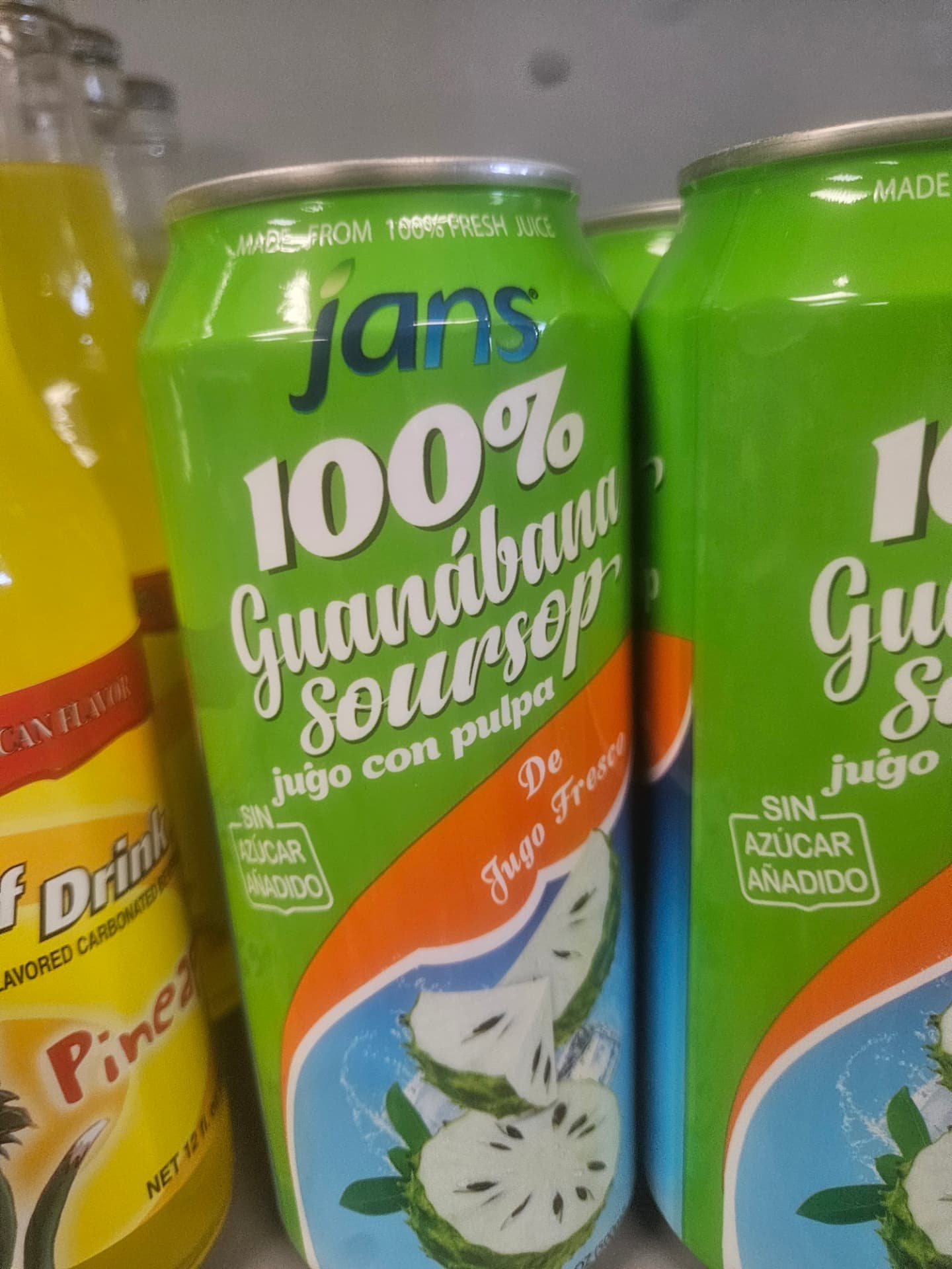 Jans 100% Guanabana Soursop Juice 16.9 fl oz