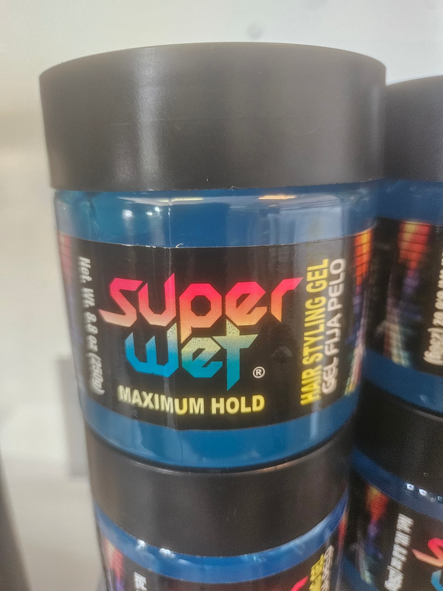 Super Wet Maximum Hold Hair Styling Gel 8.8 oz (250 g)