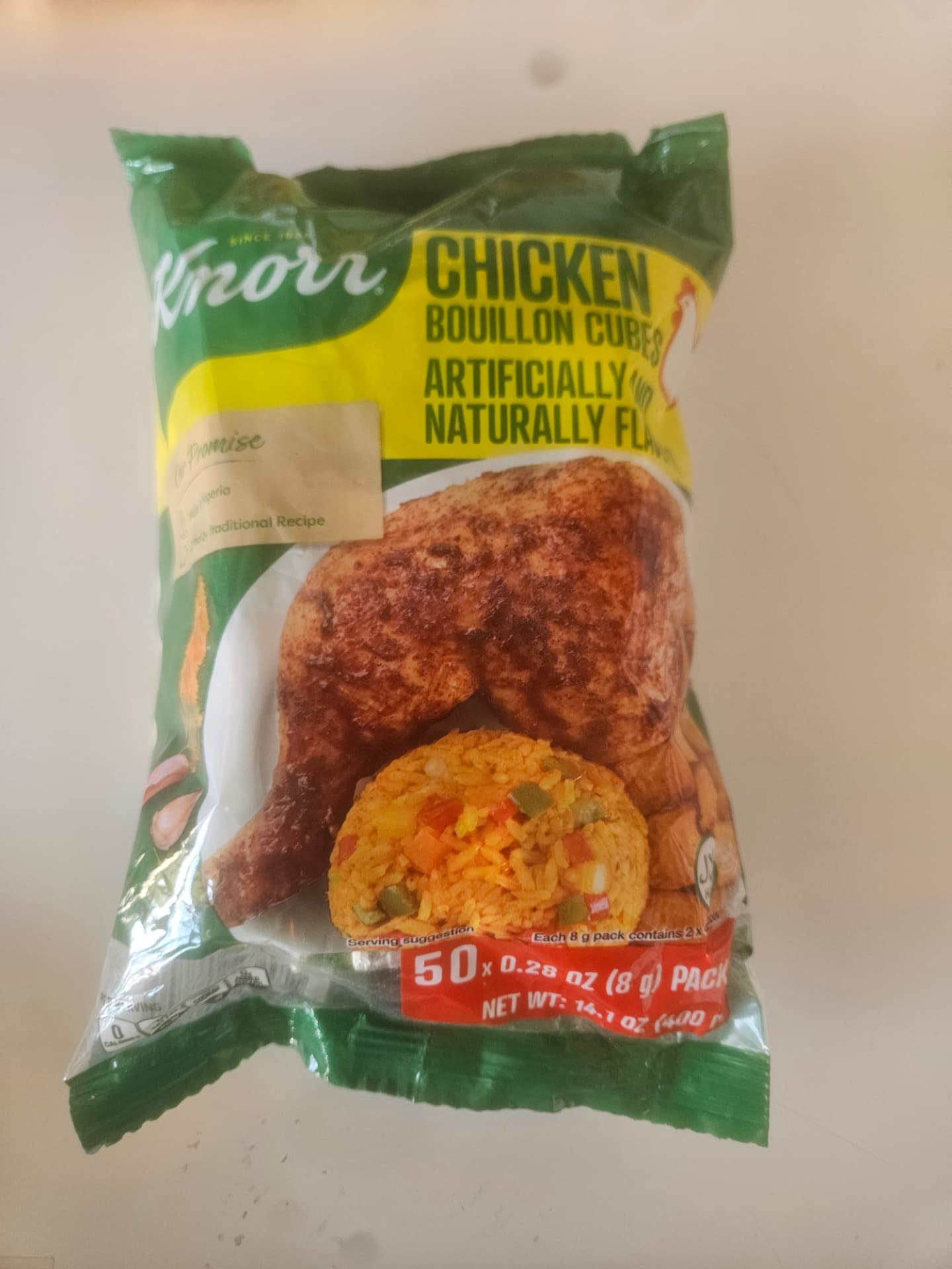 Knorr Chicken Bouillon Cubes 14.1 oz (400 g) — 50 x 8 g packs
