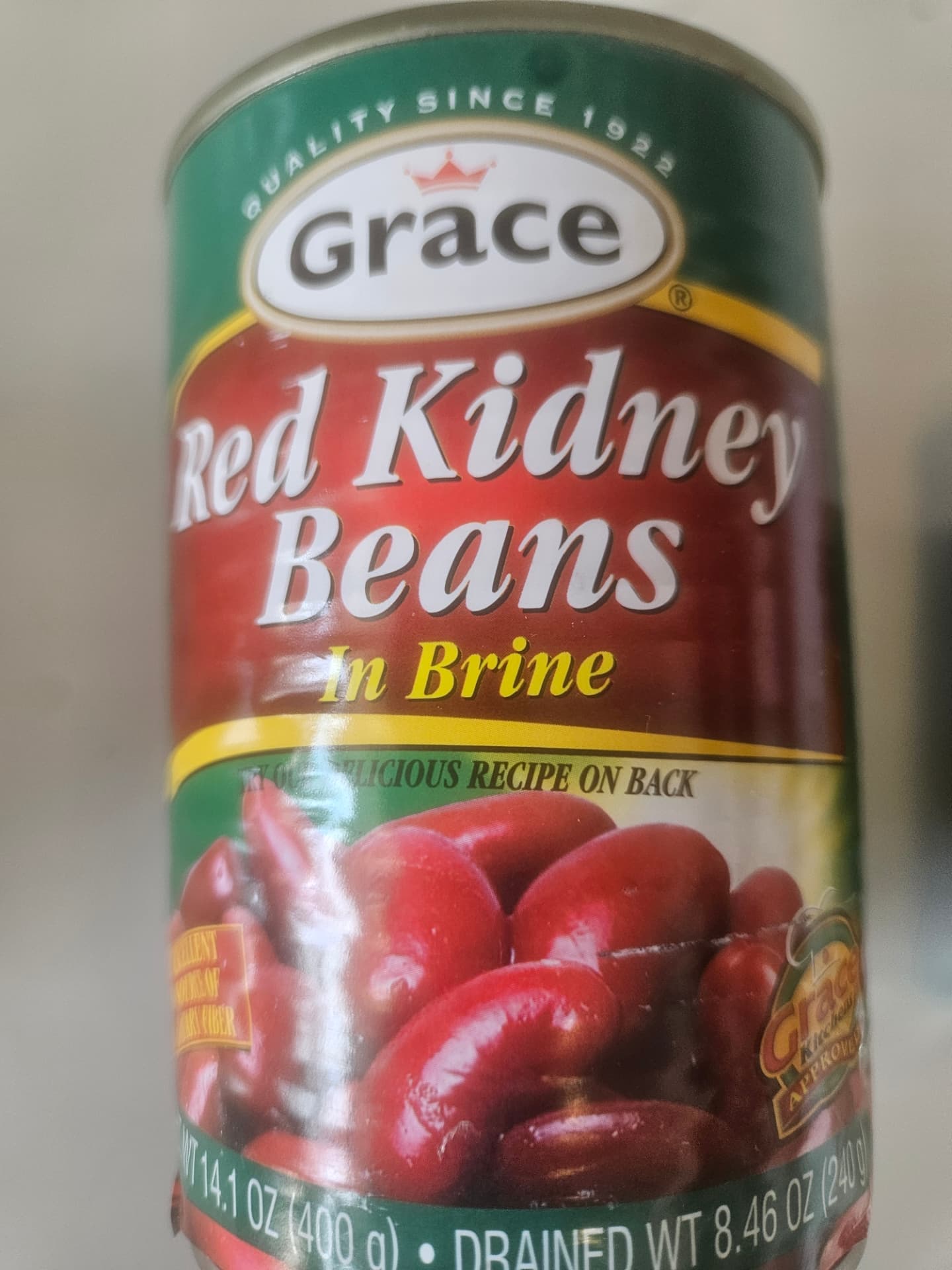 Grace Red Kidney Beans in Brine 14.1 oz (400 g)
