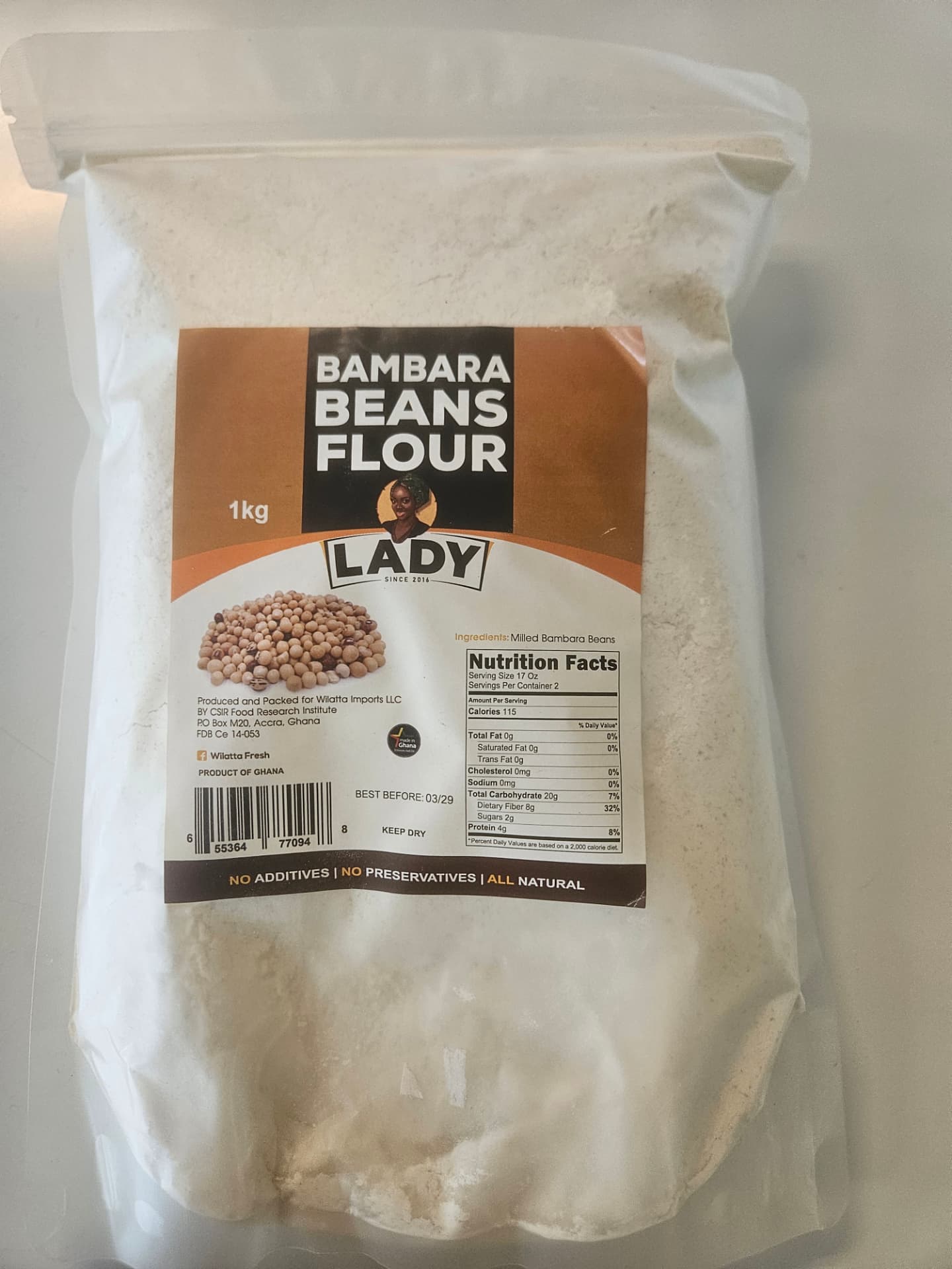 Lady Bambara Beans Flour 1 kg