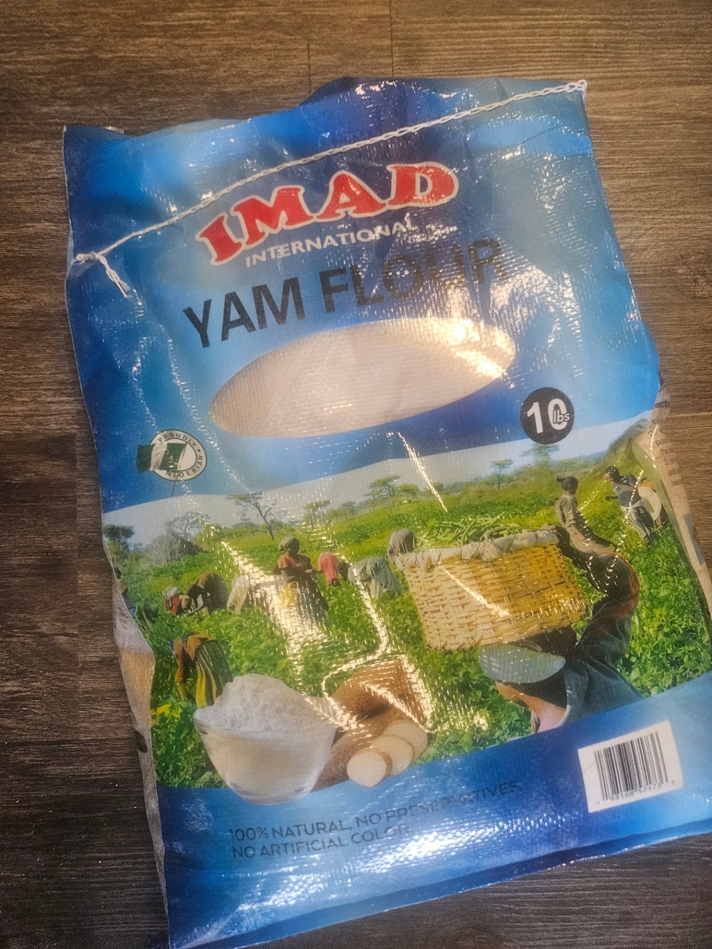Imad Elubo Yam Flour 10 Lbs