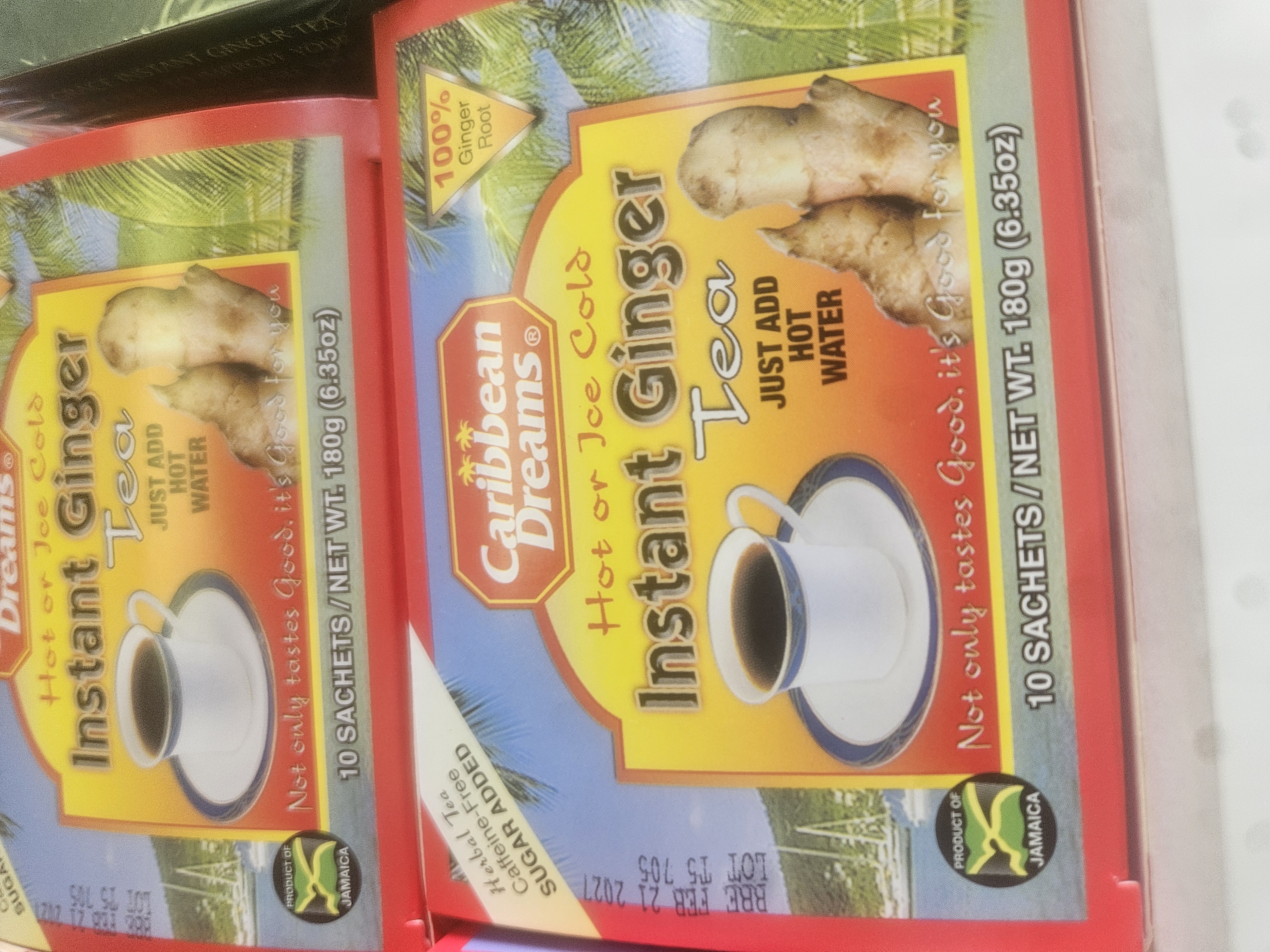 Caribbean Dreams Instant Ginger Tea